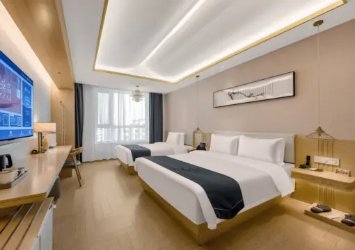 Qinglian Family Room (Zero Pressure Bedding + Large & Small Beds + Humidifier)