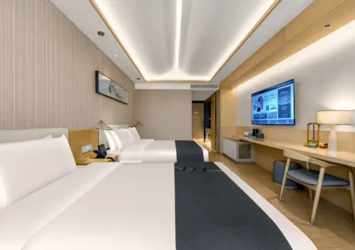 Qinglian Family Room (Zero Pressure Bedding + Large & Small Beds + Humidifier)