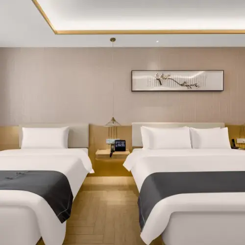 Qinglian Family Room (Zero Pressure Bedding + Large & Small Beds + Humidifier)